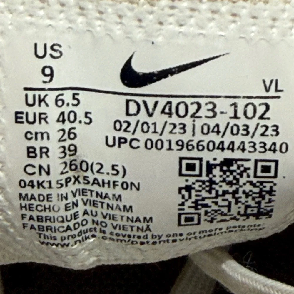 gym fit yoga Nike Winflo 10 Womens Running Shoes White Sail DV4023-102 Size 9
